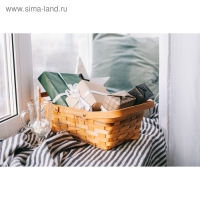 Корзинка &laquo;Лукошко&raquo;, 31,5&times;21,5&times;12/25,5 см, шпон