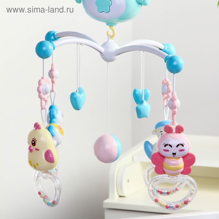 Мобиль музыкальный на кроватку &laquo;Цыплёнок&raquo;, работает от батареек