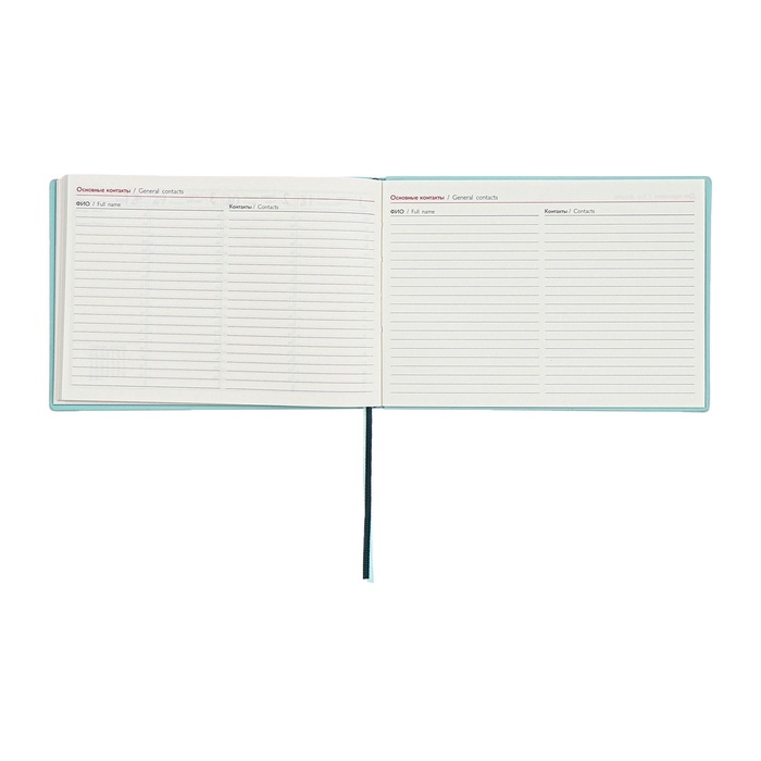 Еженедельник датированный 2025 года, 181х127 мм, 64 листа ESCALADA, мягкая обложка из искусственной кожи, блинтовое тиснение, кремовый блок 70 г/м&sup2;, зелёный