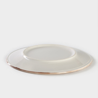 Тарелка фарфоровая Punto bianca, d=24 см