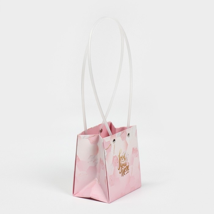 Пакет влагостойкий для цветов Love you more, 11,5 х 12 х 8 см Пакет влагостойкий для цветов Love you more, 11,5 х 12 х 8 см