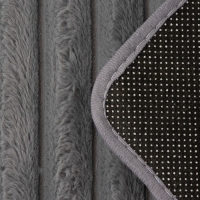 Коврики для ванной и туалета SAVANNA &laquo;Оливия&raquo;, 2 шт, 40&times;50 см, 50&times;80 см, цвет серый