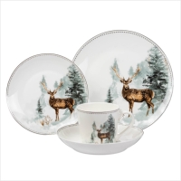 Тарелка новогодняя Wilson&Young «Зимний лес», 27×2,2 см Тарелка новогодняя Wilson&Young «Зимний лес», 27×2,2 см