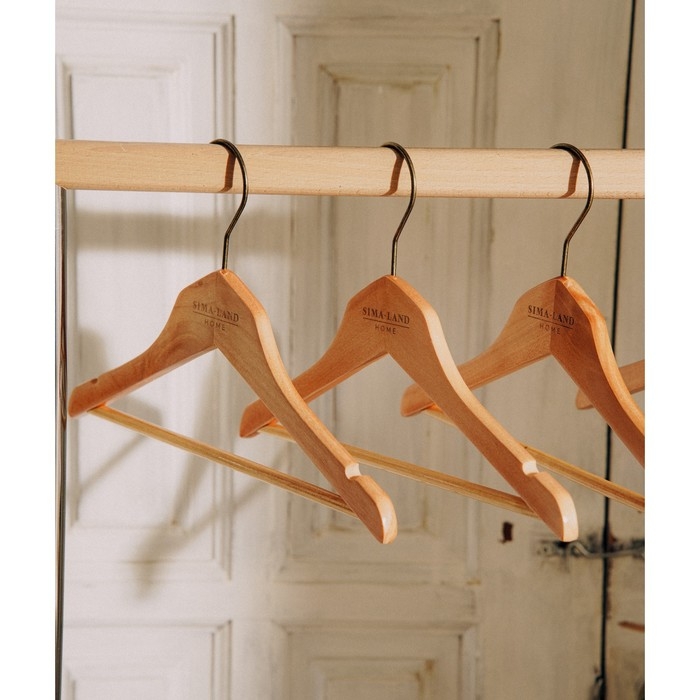 Плечики - вешалки для одежды SL Home, 5 шт, детские, дерево лотос, 33×21 см Плечики - вешалки для одежды SL Home, 5 шт, детские, дерево лотос, 33×21 см