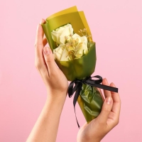 Букет мыльных роз, белые Букет мыльных роз, белые