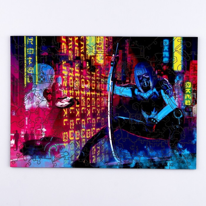 Пазл деревянный фигурный «Город будущего», 132 элементов Пазл деревянный фигурный «Город будущего», 132 элементов