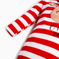 Комбинезон Крошка Я &laquo;Оленёнок&raquo;, рост 80-86 см, цвет красный/белый