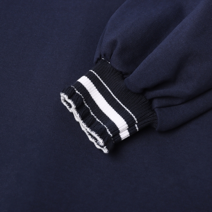 Платье для девочки, цвет темно-синий, рост 146 Платье для девочки, цвет темно-синий, рост 146