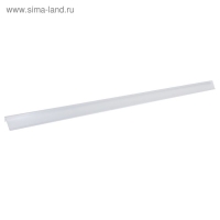 Ценникодержатель на корзины из металлических прутьев, 100×3,9 см, цвет прозрачный Ценникодержатель на корзины из металлических прутьев, 100×3,9 см, цвет прозрачный