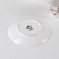 Сервиз фарфоровый чайный Доляна &laquo;Бланко&raquo;, 12 предметов: 6 чашек 220 мл, 6 блюдец d=14 см