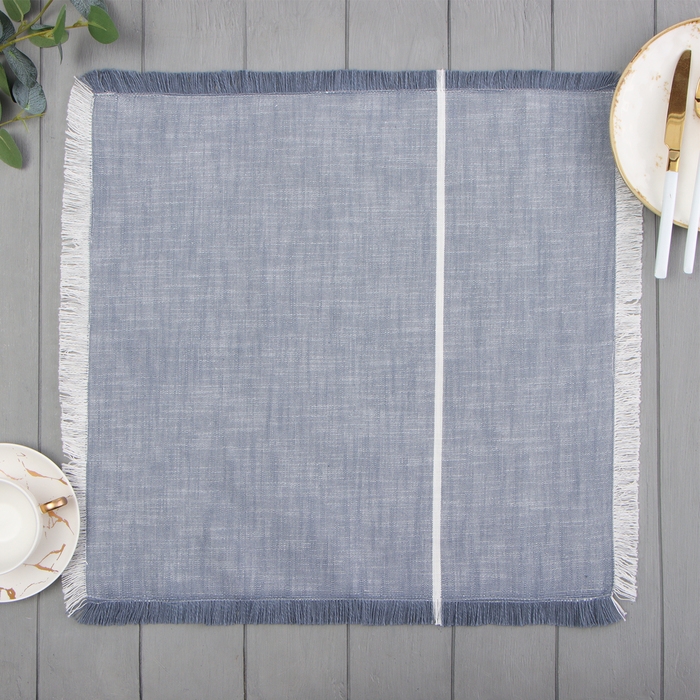 Салфетка Этель, цв. голубой, 45х45 см, 100% хл Салфетка Этель, цв. голубой, 45х45 см, 100% хл