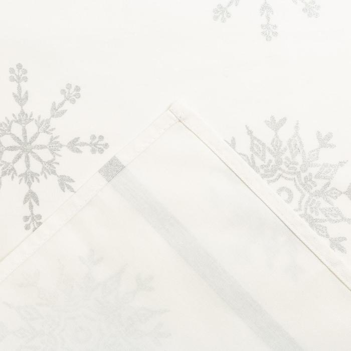 Полотенце Этель &laquo;Серебряные снежинки&raquo; 40х70 см, 100%хл, 190г/м2