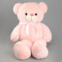 Мягкая игрушка «Медведь», с бантом, 60 см, цвет светло - розовый Мягкая игрушка «Медведь», с бантом, 60 см, цвет светло - розовый