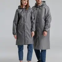 Дождевик со светоотражающими элементами Rainman Blink, серый, размер L