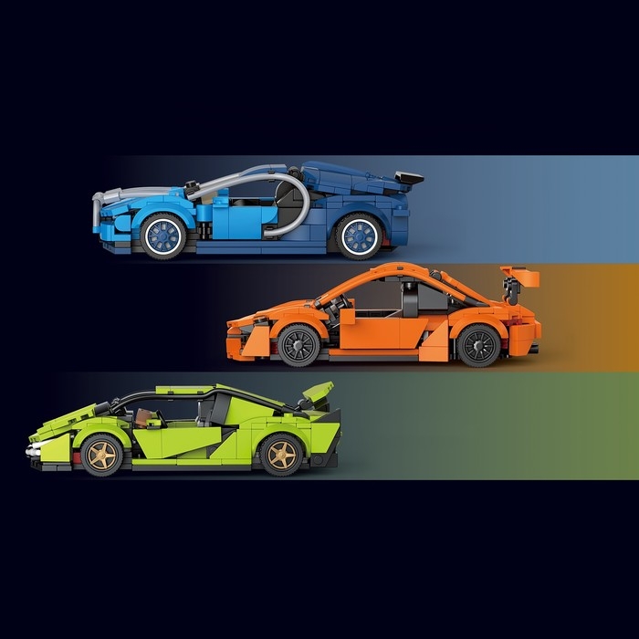 Конструктор Гонка «Легенды», 1111 деталей, 3 в 1 Конструктор Гонка «Легенды», 1111 деталей, 3 в 1