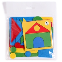 Счётный материал &laquo;Фигурные прятки. Домики&raquo;
