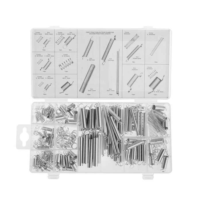 Пружина, 20 видов, набор 200 шт Пружина, 20 видов, набор 200 шт