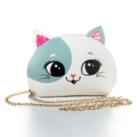 Сумка детская для девочки "Котик улыбака", из искусственной кожи Сумка детская для девочки "Котик улыбака", из искусственной кожи