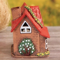 Аромалампа Домик &laquo;Причуда&raquo;, 12 см, ручная работа, микс