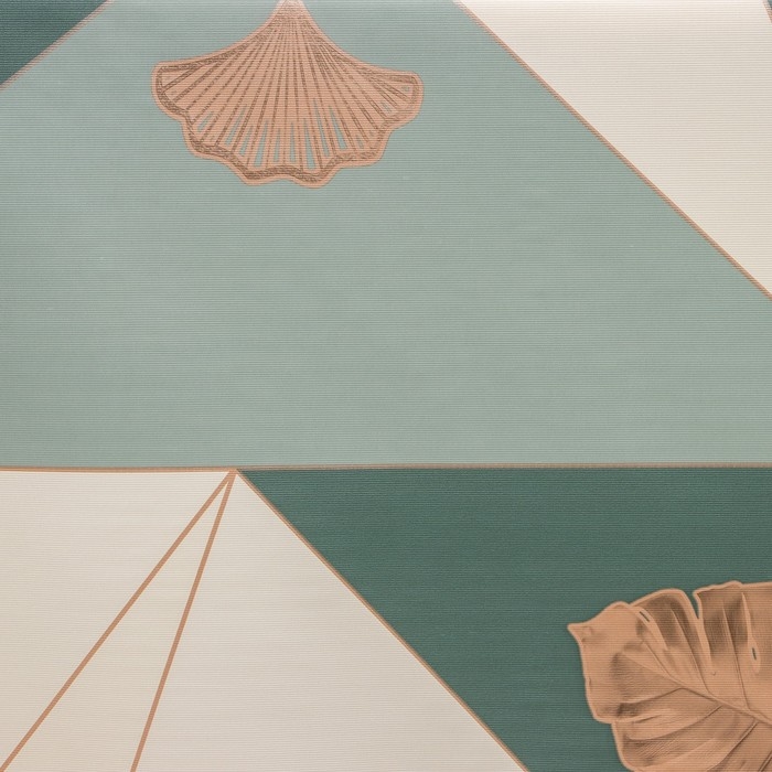 Клеёнка на стол &laquo;Симфония&raquo;, на тканевой основе, рулон 20 метров, ширина 137 см, толщина 0,25 мм, цвет зелёный