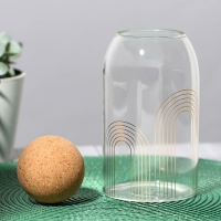 Банка для хранения сыпучих продуктов и круп &laquo;Геометрия&raquo;, 800 мл