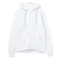 Толстовка на молнии с капюшоном Siverga 2.0, белая, размер M
