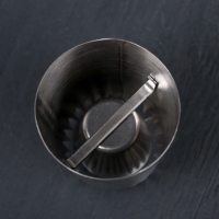 Насадка кондитерская «Безе», d=4,2 см, выход 2,7 см, нержавеющая сталь Насадка кондитерская «Безе», d=4,2 см, выход 2,7 см, нержавеющая сталь