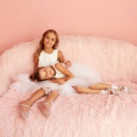 Платье для девочки MINAKU: PartyDress цвет белый, рост 110