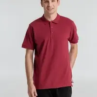 Рубашка поло мужская Neptune вишнево-красная, размер S