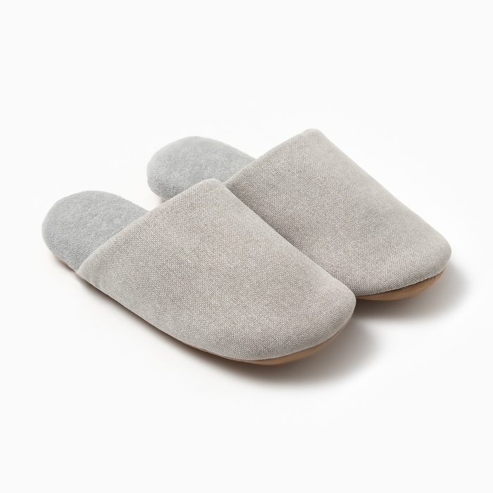 Тапочки женские, ECO размер 36-37, цвет бежевый Тапочки женские, ECO размер 36-37, цвет бежевый