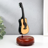 Сувенир пластик музыкальный механический "Гитара" 21х9,5х9,5 см