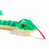 Мягкая игрушка &laquo;Змея&raquo;, 39 см, цвет зелёный
