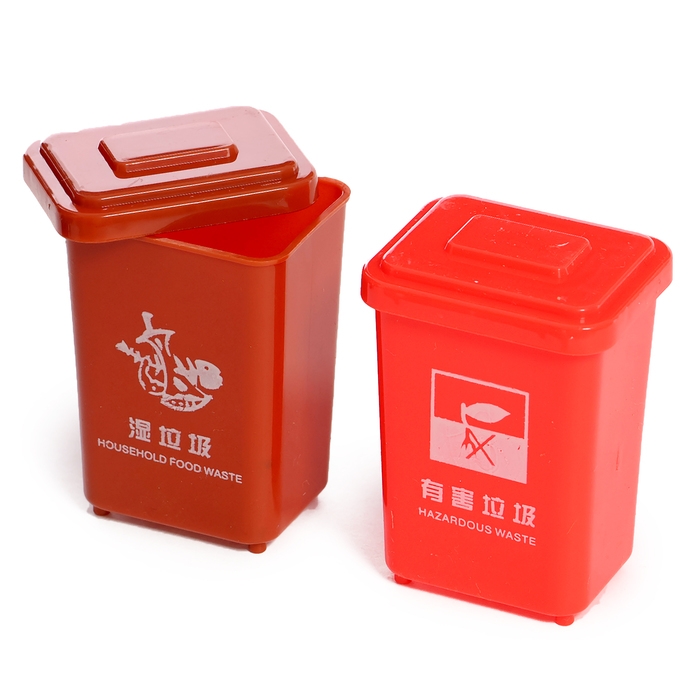 Набор грузовиков &laquo;Мусоровоз&raquo;, инерция, 2 машины, баки