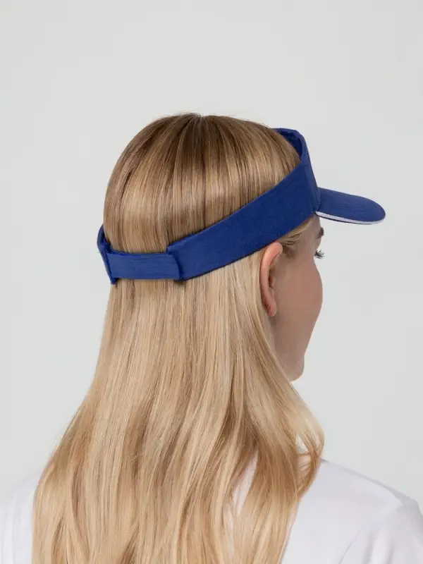 Козырек Active, ярко-синий с белым кантом Козырек Active, ярко-синий с белым кантом