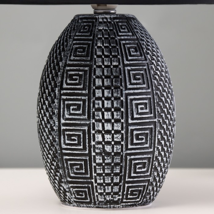 Настольная лампа Настольная лампа "Финна" Е14 40Вт черный 20х20х32см