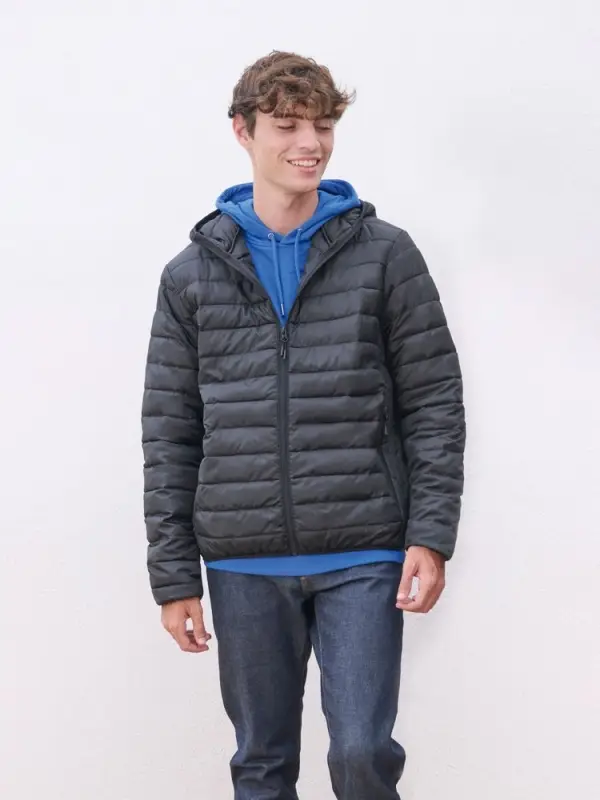 Куртка с капюшоном мужская Stream Men, черная, размер S