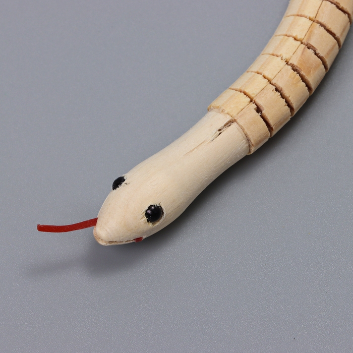 Новый год! Деревянная игрушка &laquo;Змея&raquo;, 30 &times; 1,6 &times; 1,6 см