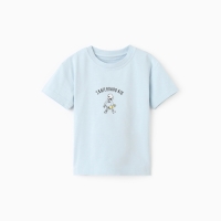 Футболка для мальчика, цвет голубой, рост 116 см