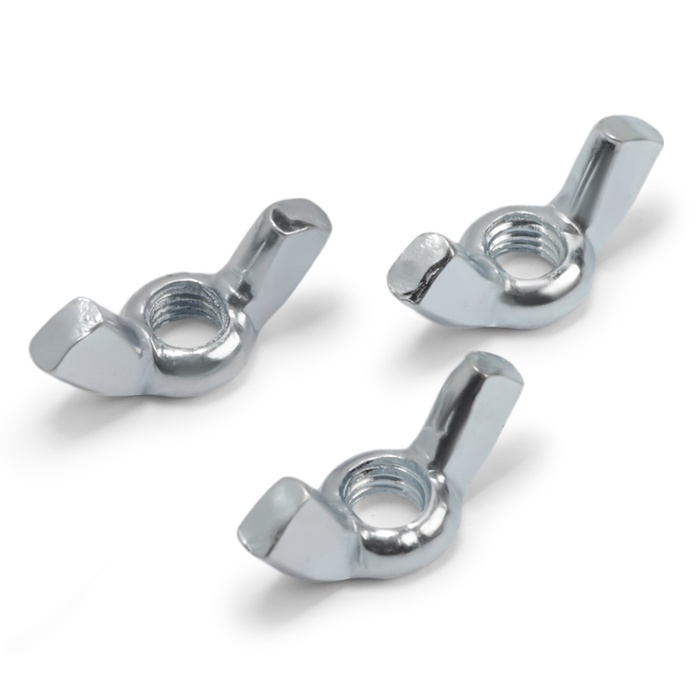 Гайка-барашек ТУНДРА, с округлыми лепестками, DIN 315, оцинкованная, М6, 100 шт Гайка-барашек ТУНДРА, с округлыми лепестками, DIN 315, оцинкованная, М6, 100 шт