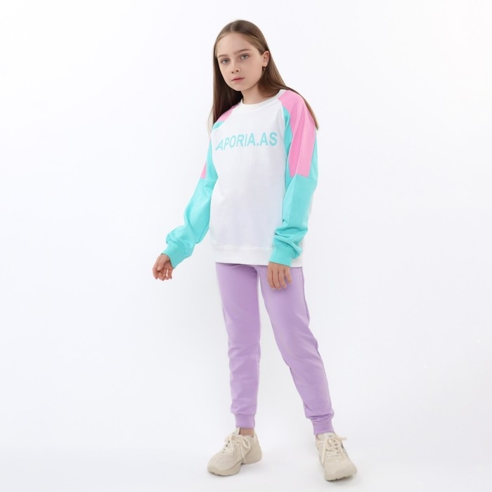 Свитшот для девочки, цвет розовый, рост 158-164 см Свитшот для девочки, цвет розовый, рост 158-164 см