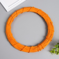Кольцо ротанг для изготовления ловца снов "Оранжевый" d=20 см Кольцо ротанг для изготовления ловца снов "Оранжевый" d=20 см