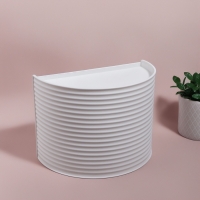 Органайзер для хранения, вращающийся, 3 секции, 27 &times; 15 см, цвет белый