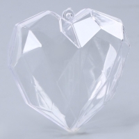 Основа для творчества и декорирования &laquo;Сердце&raquo;, набор 3 шт., размер 1 шт. &mdash; 8 &times; 8 &times; 5 см