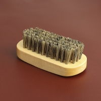 Щётка для полировки кожи, натуральный ворс, 9 × 3,8 см Щётка для полировки кожи, натуральный ворс, 9 × 3,8 см