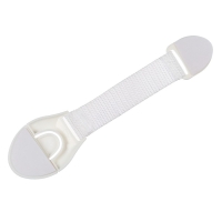 Набор блокираторов для дверей и ящиков, тканевые, универсальные, 18 см., 4 шт., цвет белый, Крошка Я