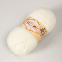 Пряжа "Softy" 100% микрополиэстер 115м/50гр (62 молочный) Пряжа "Softy" 100% микрополиэстер 115м/50гр (62 молочный)