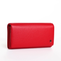 Кошелёк женский на магните, цвет красный