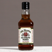 Подарочный набор косметики &laquo;На удачу&raquo;, гель для душа во флаконе виски 250 мл и мочалка для тела, Новый Год