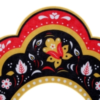 Карнавальный кокошник &laquo;Русская красавица&raquo; из фетра, с нанесением