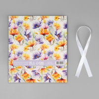 Коробка подарочная складная, упаковка, &laquo;Поздравляю&raquo;, 20 х 18 х 5 см